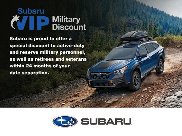 Subaru VIP Military Discount