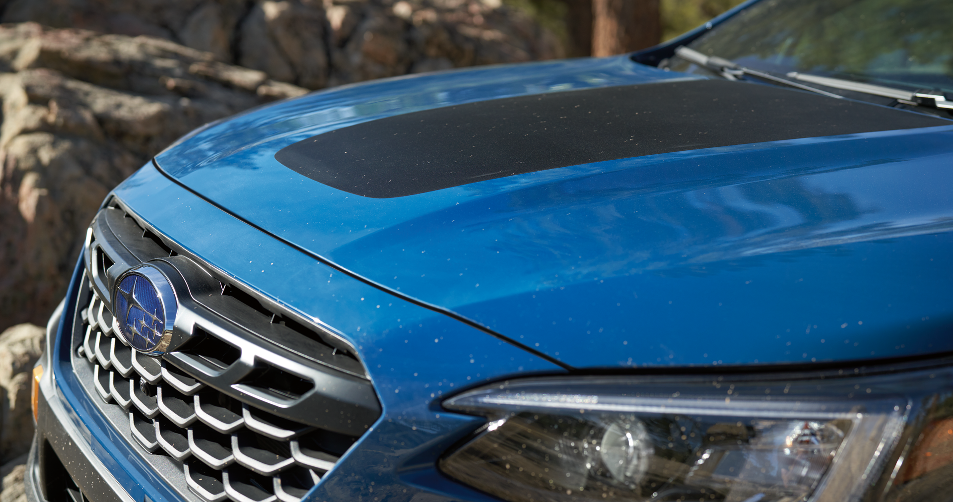 A close-up of the anti-glare hood design of the 2023 Outback Wilderness. | Vann York Subaru in Asheboro NC